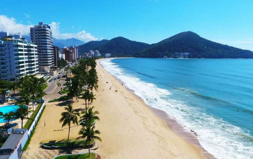 Ap Na Avenida Da Praia Caraguatatuba Eksteriør bilde