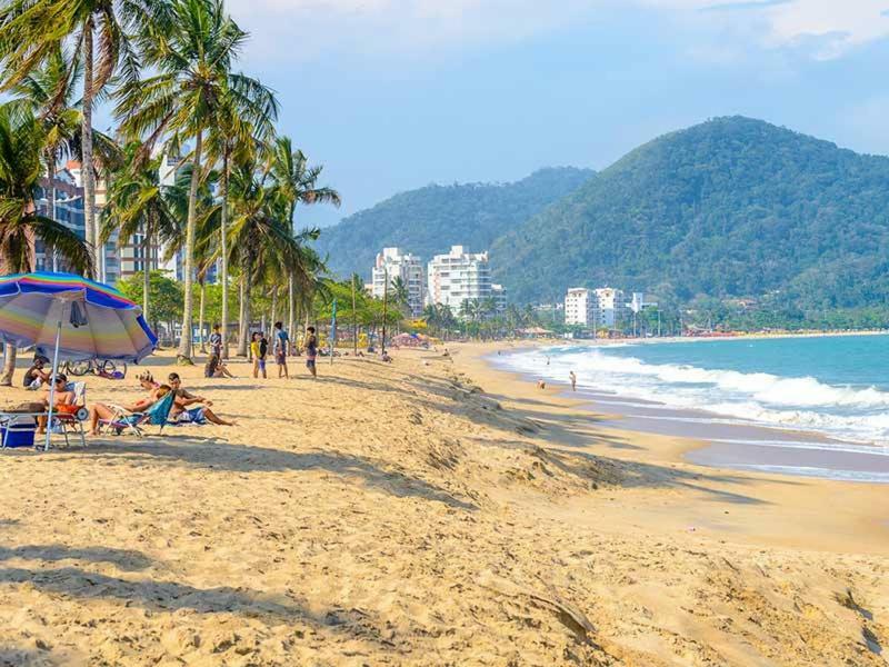 Ap Na Avenida Da Praia Caraguatatuba Eksteriør bilde